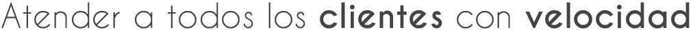 Clientes velocidad